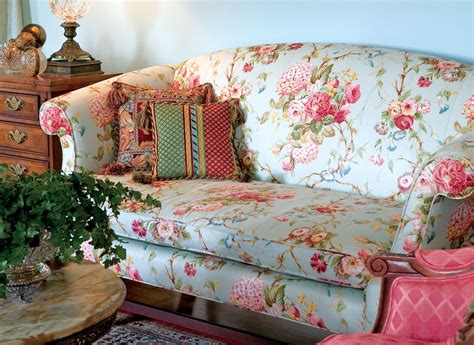 Classic Décor: Using Roses to Embellish - Southern Lady Magazine | Floral sofa, Classic decor ...