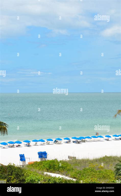 Marco Island Beach from Hilton Hotel, Marco Island, Florida Stock Photo - Alamy