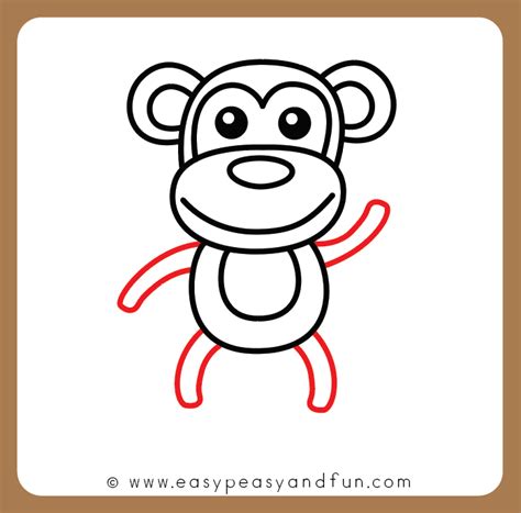 Easy Monkey Drawing Pictures / How to draw a monkey step by step for kids easy how to draw a ...