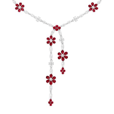 Lariat Necklace, Cross Necklace, Ruby And Diamond Necklace, Harry Winston, Airport Fashion ...
