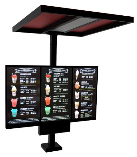 outdoor digital menu boards