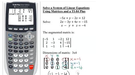 matrix to linear equation calculator – matrix solver – Six0wllts