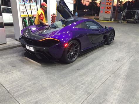 Purple Mclaren P1 Delivered in Chile - GTspirit