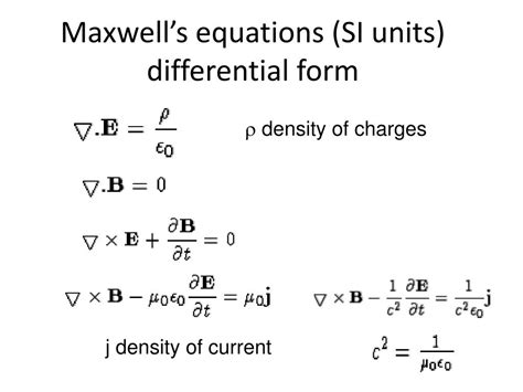 Maxwell Equations