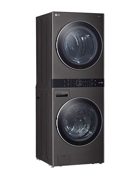 LG Single Unit Front Load LG WashTower™ with Center Control™ 4.5 cu. ft. Washer and 7.4 cu. ft ...