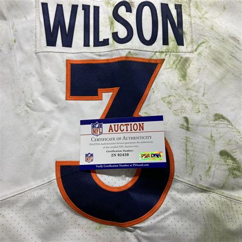 STS - Broncos Russell Wilson Game Worn Jersey (11/13/22) Size 46 with ...