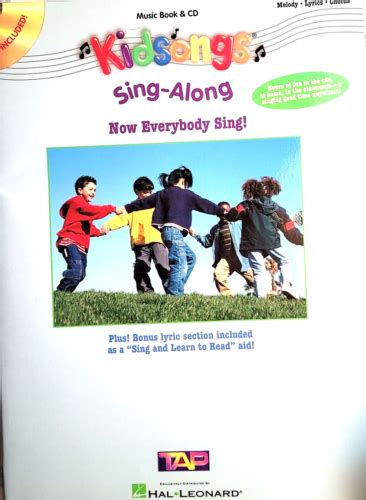 Kidsongs Sing-Along Music book, Now Everybody Sing! with CD | eBay