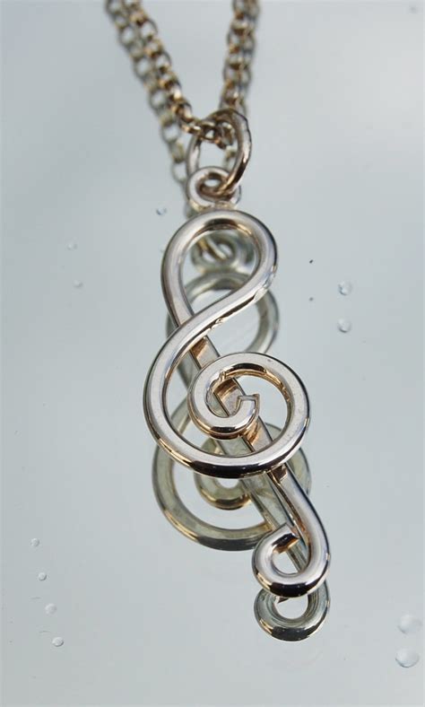 Treble Clef Pendant | Hand crafted Irish Jewellery