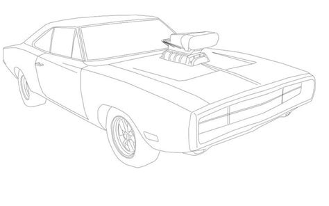 Fast And Furious Cars Coloring Pages