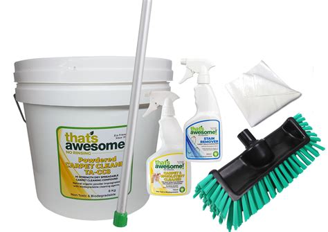 Dry Carpet Cleaning Powder safe natural and Bio-Degradable Kit