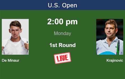 How to watch De Minaur vs. Krajinovic on live streaming at the U.S ...