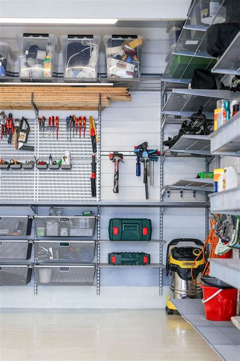 Elfa Garage Organization | Garage storage shelves, Garage interior, Garage systems