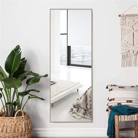 Full Length Mirror Floor Mirror Hanging/Leaning Large Wall Mounted ...