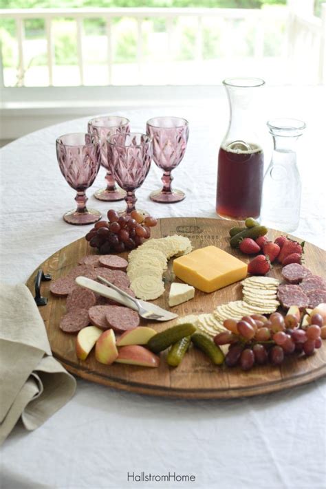 How to Make a Wine Barrel Cheese Board the Easy Way – Hallstrom Home | Cheese board diy, Cheese ...