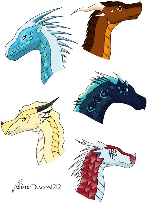 WoF Hybrid Dragons by ArtisticDragon1212 on DeviantArt