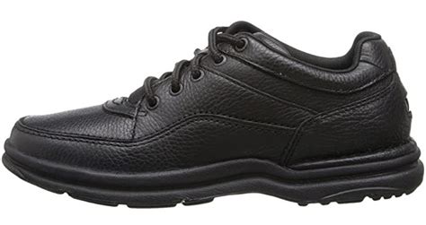 Rockport Men's World Tour Classic Shoe Black - Continental Shoes