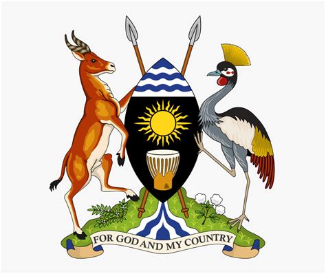 Coat Of Arms Of Uganda - Uganda Coat Of Arms Logo, HD Png Download ...