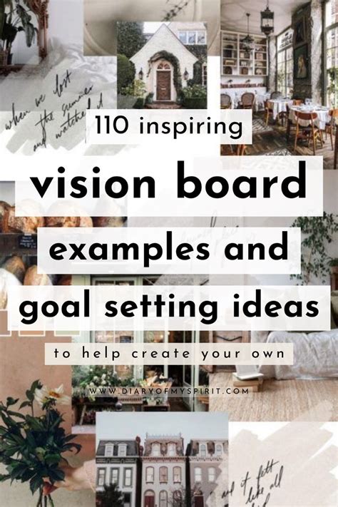 110 Inspiring Vision Board Examples and Ideas for 2023 in 2024 | Vision ...