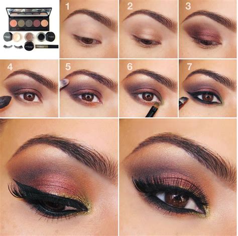 20 Easy Step By Step Eyeshadow Tutorials for Beginners | Purple smokey ...