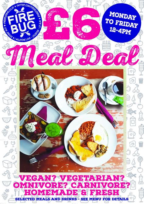 New Lunch Meal Deal Launched! | Firebug Bar