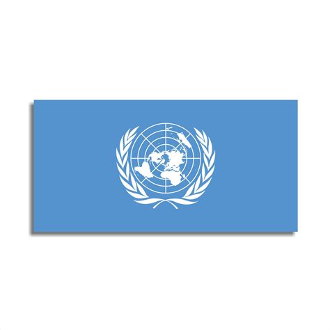 United Nations UN Flag Sticker Vinyl Decal Compatible With - Etsy