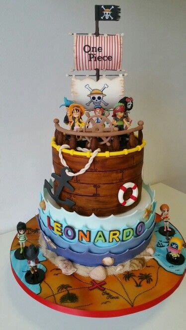 Cake One Piece pirate cartoon | Anime cake, One piece birthdays, Themed cakes