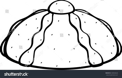 Pan De Muerto Stock Vector Illustration 330964628 : Shutterstock