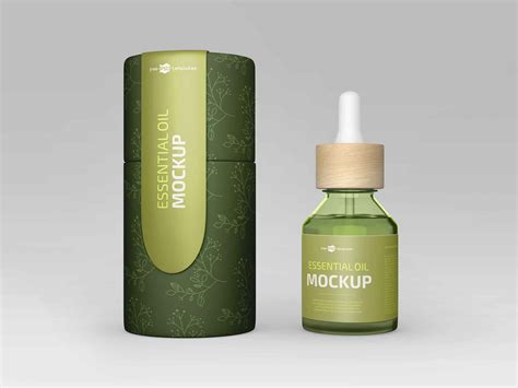 Free Essential Oil Mockup (PSD)