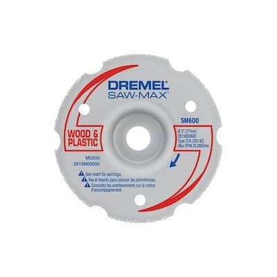 Dremel 3 In. Saw-Max Wood and Plastic Carbide Wheel SM500