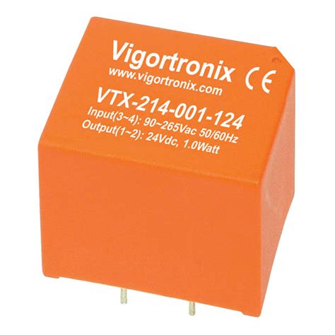 Vigortronix VTX-214-001-118 1W AC-DC Power Supply Single Output 18V | Rapid Online