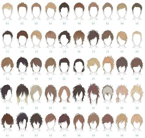 Male Hair Reference