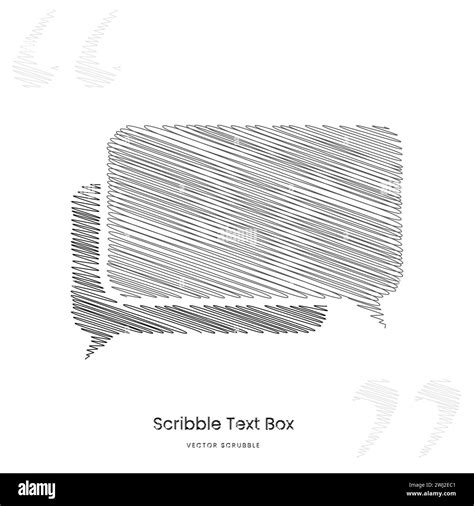 Scribble text box design Stock Vector Image & Art - Alamy