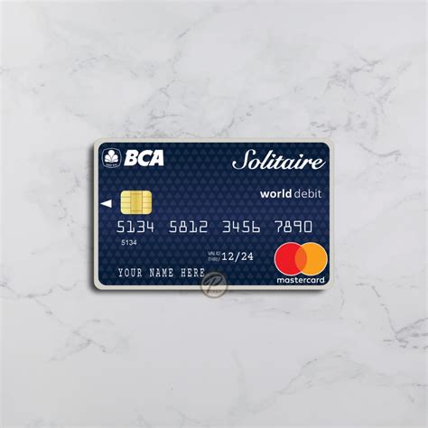 STIKER KARTU DESAIN BCA SOLITAIRE - Card Cover Skin Sticker – PLIATA Stiker Kartu ATM, E-Money ...