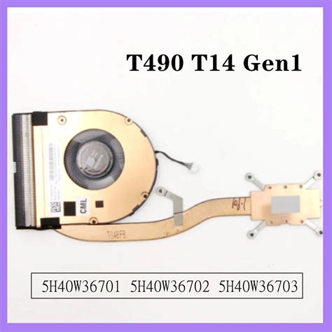 CPU Integrated Heatsink For Lenovo Thinkpad T490 T14 Gen1 Laptop Cooler ...