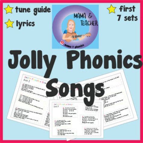 Jolly Phonics Songs & Actions Grouped in Sets Poster / - Etsy