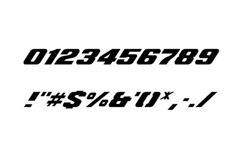 BOEING-STYLE FONT Free Download - Fonts Monster