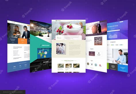 Premium PSD | Website mockup