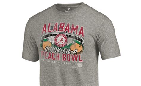 Alabama Peach Bowl Champions Gear & Apparel 2016 | Heavy.com