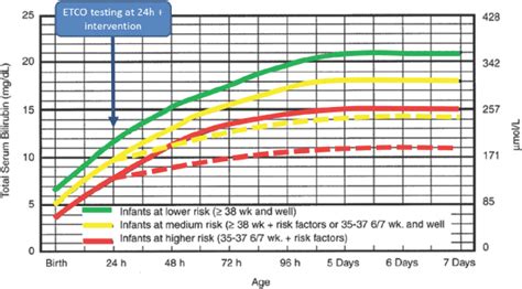 Bilirubin Chart Neonatal Jaundice | Foto Bugil Bokep 2017