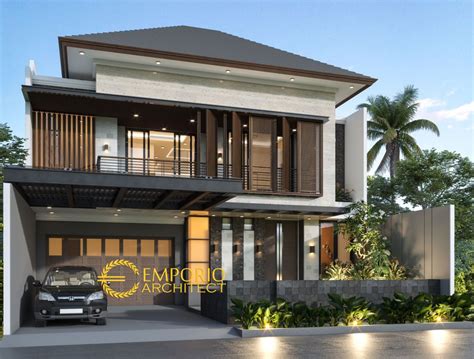 Desain Rumah Modern 2 Lantai Bapak Kevin di Tangerang, Banten