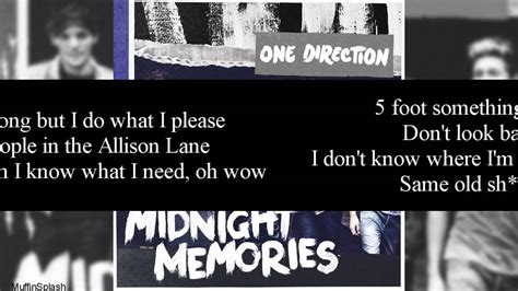 Midnight Memories - One Direction Lyrics (Original) - YouTube