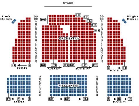 The Booth Theatre Seating Chart - Theatre In New York