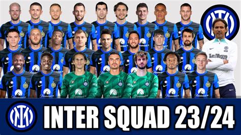 INTER MILAN SQUAD SEASON 2023/24 FEAT Klaassen,Benjamin Pavard,Alexis Sánchez,Yann Sommer ...