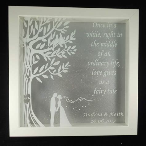 Personalised Wedding Keepsake Frame/wedding gift/wedding