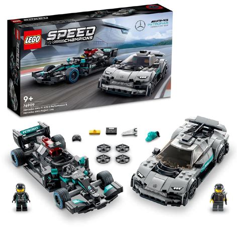 LEGO Speed Champions Mercedes-AMG F1 & Mercedes-AMG Project One 76909 | The Warehouse