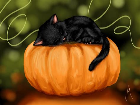 Halloween Digital Art by Veronica Minozzi