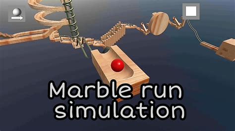 Marble run simulation playing - YouTube