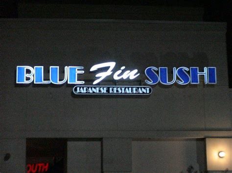 Blue Fin Sushi in Duluth | Neon signs, Sushi, Blue