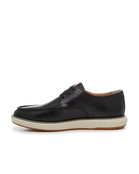 Hush Puppies Gus Moc Toe Oxford in Black for Men | Lyst