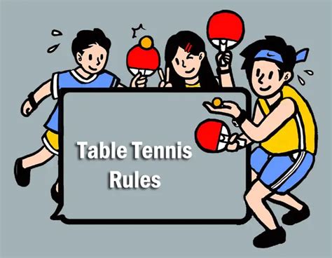 Learning The Basic Table Tennis Rules - Sports Websites